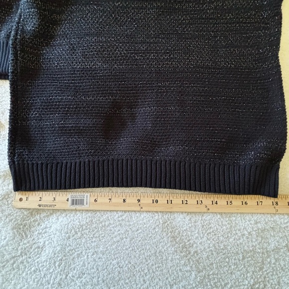 Vintage Karen Scott Black Women’s Blouse Size Large - Picture 3 of 14